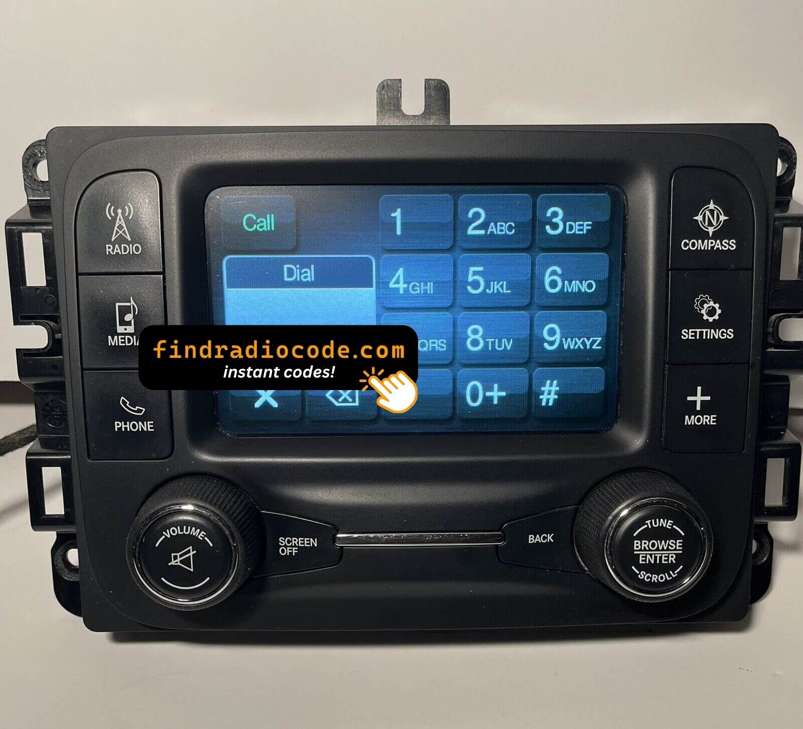 Chrysler Uconnect 5.0 UGA UJA VP2RFP
 radio unlock 4 digit code online for this radio